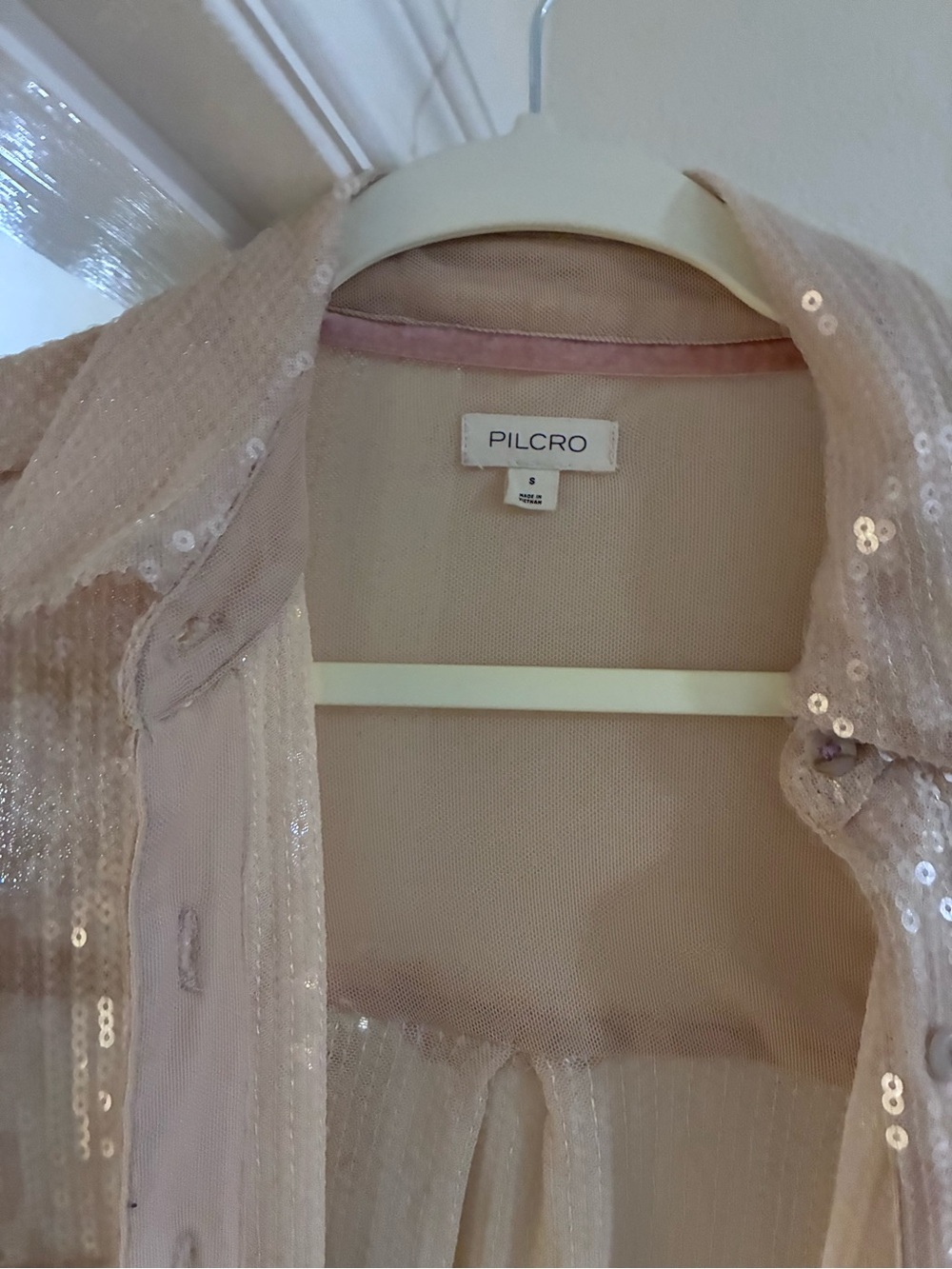 Pilcro Sequin Button down